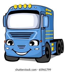 Blue truck