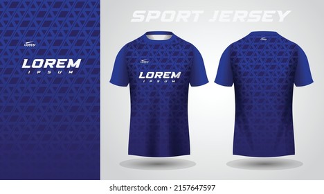 blue t-shirt sport jersey design