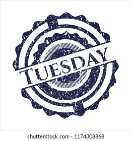 Blue Tuesday rubber texture