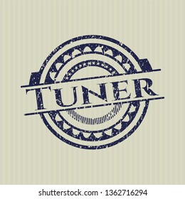 Blue Tuner rubber texture
