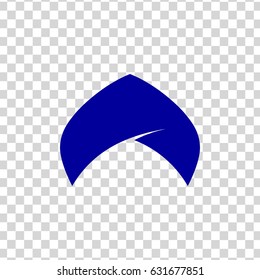 Blue Turban Sikh Icon Logo