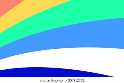 Blue and turquoise background with diagonal stripes. Horizontal minimal backdrop. Can be use for cover catalog, business card or other print. Vector version 