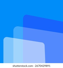 La flecha de ángulo azul turquesa y azul oscuro se superpone al fondo del Vector en el espacio para el diseño de ilustraciones de texto y mensajes.