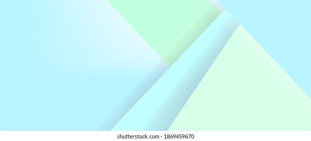 Capa de superposición del vector de fondo azul turquesa y verde en el espacio de color brillante para el diseño de fondo