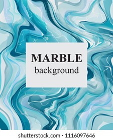 Blue Turquoise Marble Background. Luxury Stone Pattern Textures