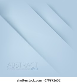 Blue turquoise paper background overlap layer element with space for design , vector