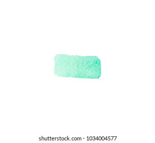blue turquoise watercolor vector backdrop for cute design tag, business card, invitation, web , text and logo isolated on transparent background. color like aqua sky, emerald, green