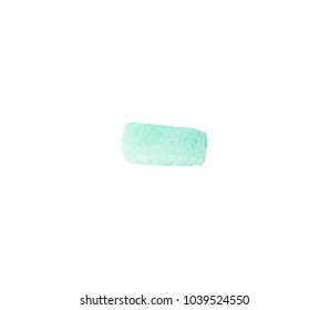 blue turquoise watercolor vector backdrop for cute design tag, business card, invitation, web , text and logo isolated on transparent background. color like aqua sky, emerald, green