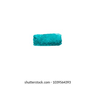 blue turquoise watercolor vector backdrop for cute design tag, business card, invitation, web , text and logo isolated on transparent background. color like aqua sky, teal, marine, 