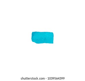 blue turquoise watercolor vector backdrop for cute design tag, business card, invitation, web , text and logo isolated on transparent background. color like aqua sky, teal, marine, 