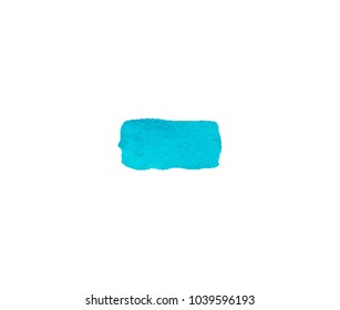 blue turquoise watercolor vector backdrop for cute design tag, business card, invitation, web , text and logo isolated on transparent background. color like aqua sky, teal, marine, 