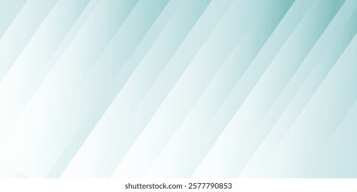 Blue, Turquoise and White Abstract Brightly Lit Blurry Texture - Transparent Slanted Lines Pattern - Wide Scale Background Creative Design Template - Illustration in Freely Editable Vector Form