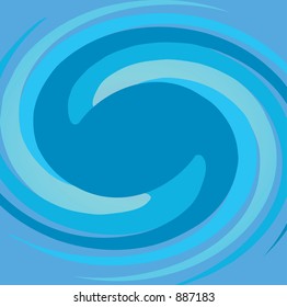 Blue twirl background