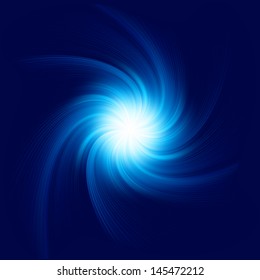 Blue Twirl Background. EPS 10 vector file included