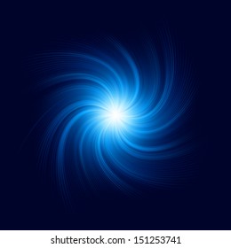 Blue Twirl Background. EPS 10 vector file included