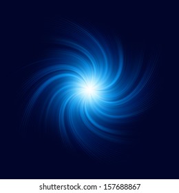 Blue Twirl Background. EPS 10 vector file included