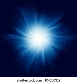 Blue Twirl Background. EPS 8 vector file included