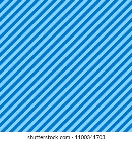 Blue two tone diagonal stripe pattern seamless abstract vector.