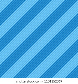 Blue two tone diagonal stripe pattern seamless abstract vector.