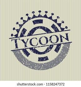 Blue Tycoon with rubber seal texture