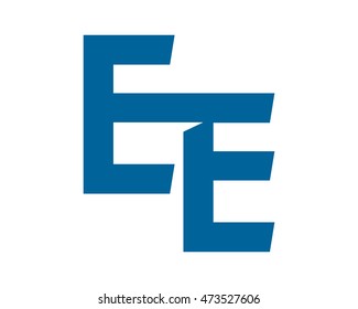 blue typography alphabet initial typography typeface typeset logotype alphabet image vector icon