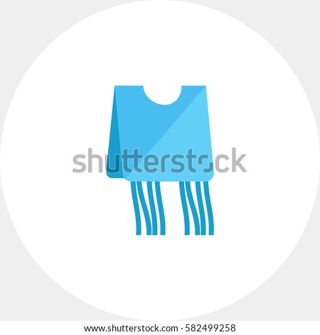 Blue tzitzit garment icon