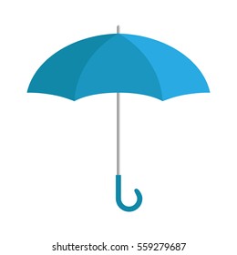 Blue umbrella, vector design
