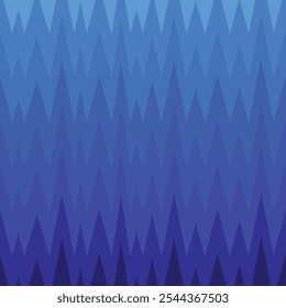 padrão de plano de fundo de vetor de faixa em ziguezague irregular azul