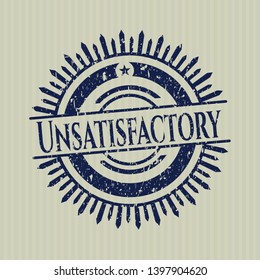 Blue Unsatisfactory rubber grunge texture seal