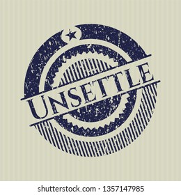 Blue Unsettle rubber seal