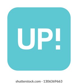 Blue Up! Button
