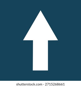 Ícone de seta diagonal para cima e para a direita azul: ponteiro de vetor plano minimalista para o crescimento e o sucesso dos negócios. Elemento de navegação moderna para tendências de cuidados com a pele, eventos de aniversário e utensílios de cozinha e-commerce.