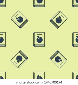 Blue User manual icon isolated seamless pattern on white background. User guide book. Instruction sign. Read before use.  Vector Illustration