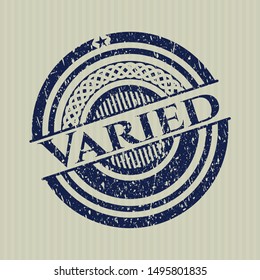 Blue Varied rubber grunge seal