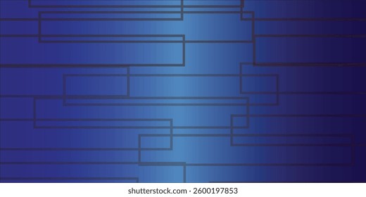 blue vector 3d futuristic tech glow and shinning line simple modern abstract banner. Vector