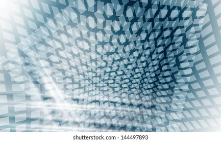 blue vector abstract background