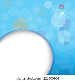 Blue vector abstract background