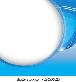 Blue vector abstract background