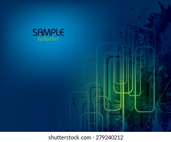 Blue Vector Abstract Background.