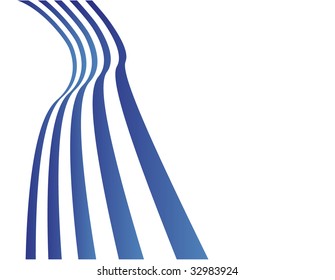 the blue vector abstract background