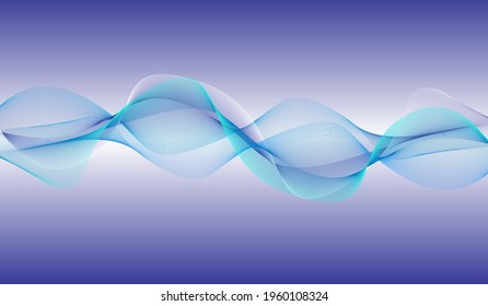 Blue vector abstract background with gradient.