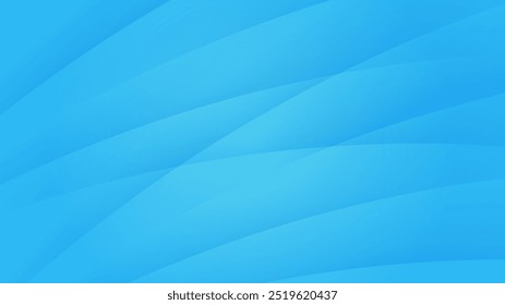 Blue vector abstract background with simple geometric shapes