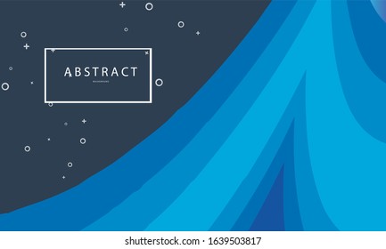 blue vector abstract background template