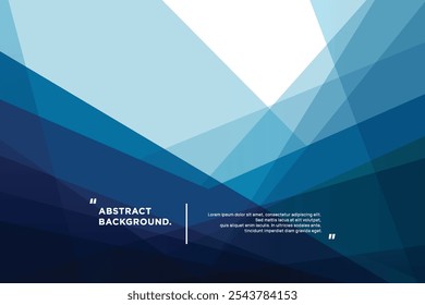 Blue vector abstract geomatric background.