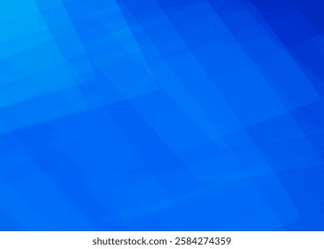 Blue vector abstract geometrical shape modern background