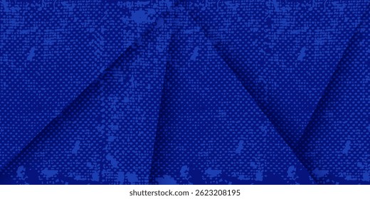 Blue vector abstract geometrical shape modern background
