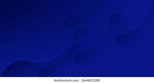 Blue vector abstract geometrical shape modern background