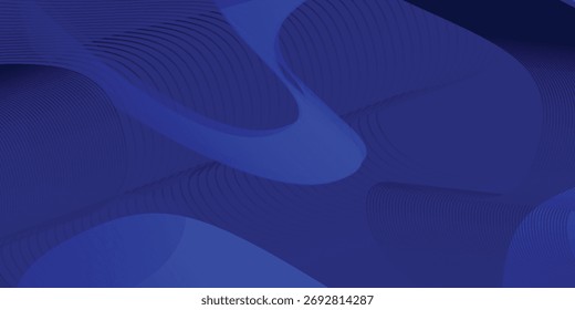 Fondo moderno de forma geométrica abstracta de Vector azul