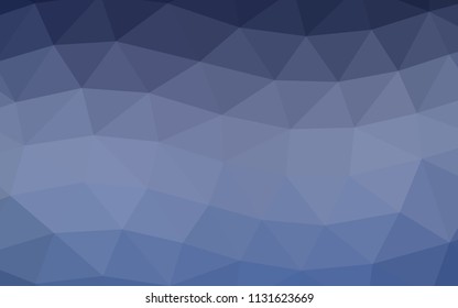 BLUE vector abstract mosaic abstract mosaic. Geometric illustration in Origami style with gradient.  A new texture for your design.