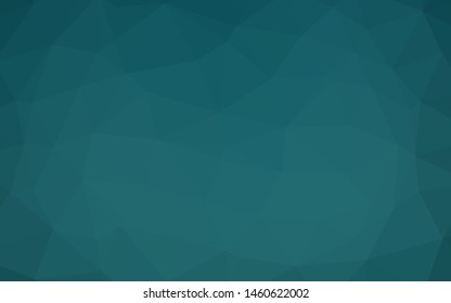 BLUE vector abstract polygonal cover. A sample with polygonal shapes. Elegant pattern for a brand book.